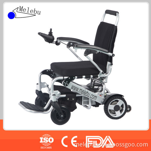 Rehabilitation Therapy Supplies aluminum alloy frame foldable Electric Wheelchair
